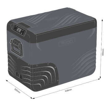 Przenośna lodówka kompresorowa Yolco KX40 Carbon